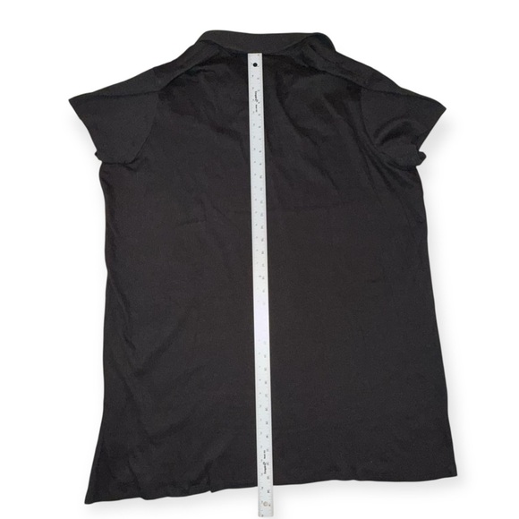 EDDIE BAUER Women's Thistle Textured Short-Sleeve Dress XXL Black - Picture 12 of 13